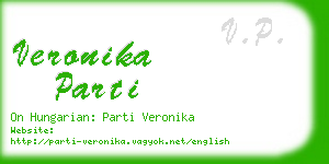 veronika parti business card